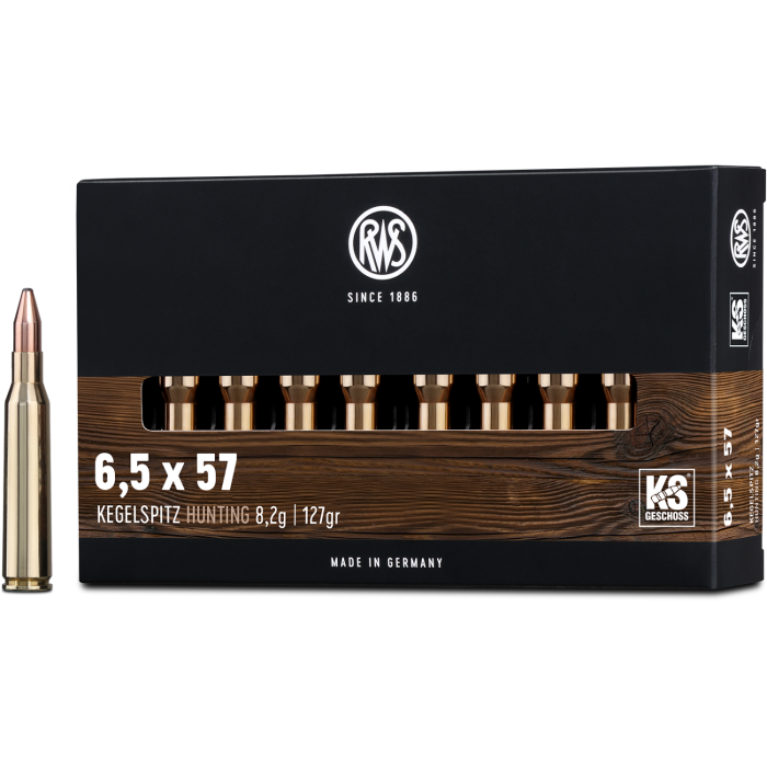 Amunicja RWS 6,5x57 KS 8,2G